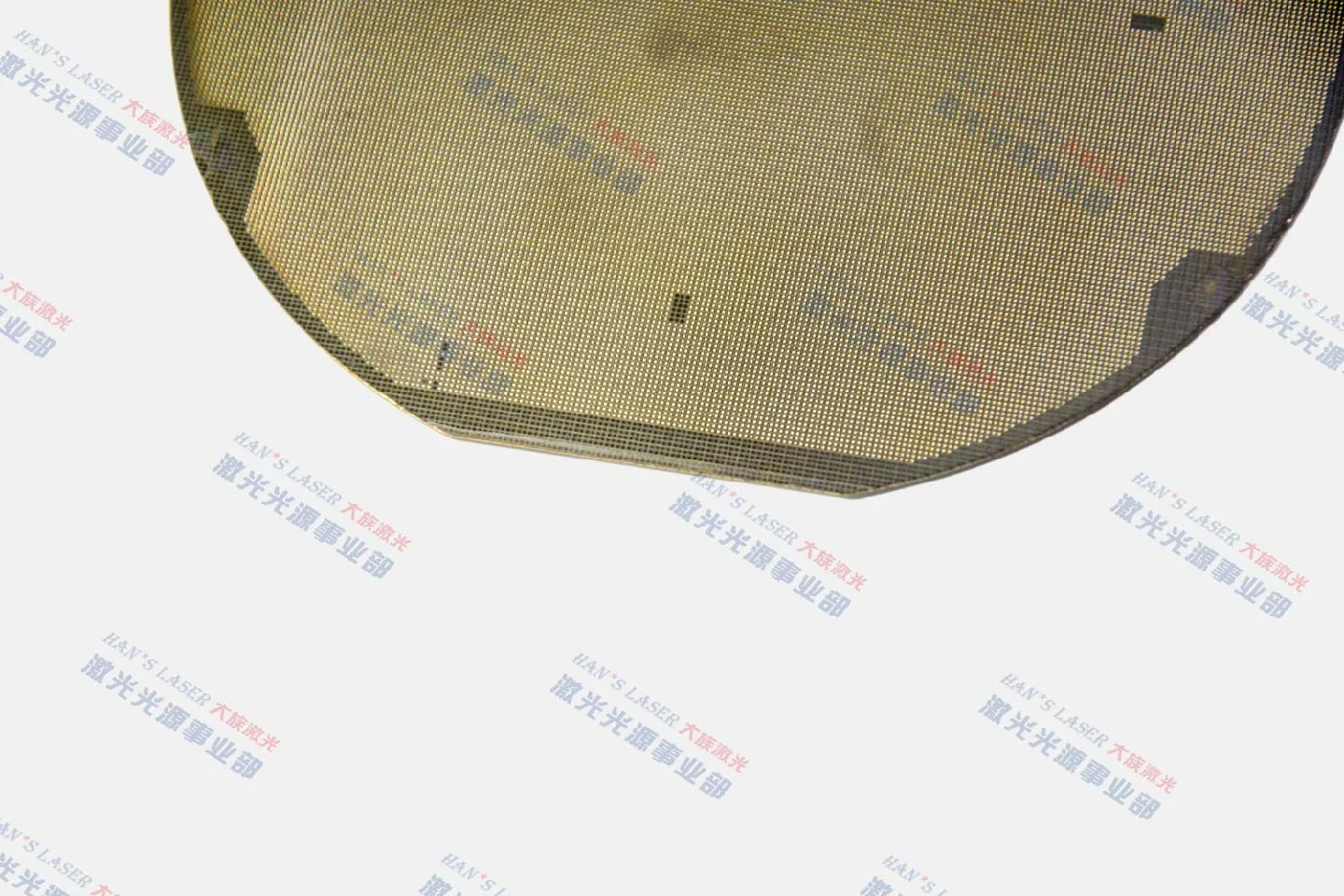 Wafer cutting sample